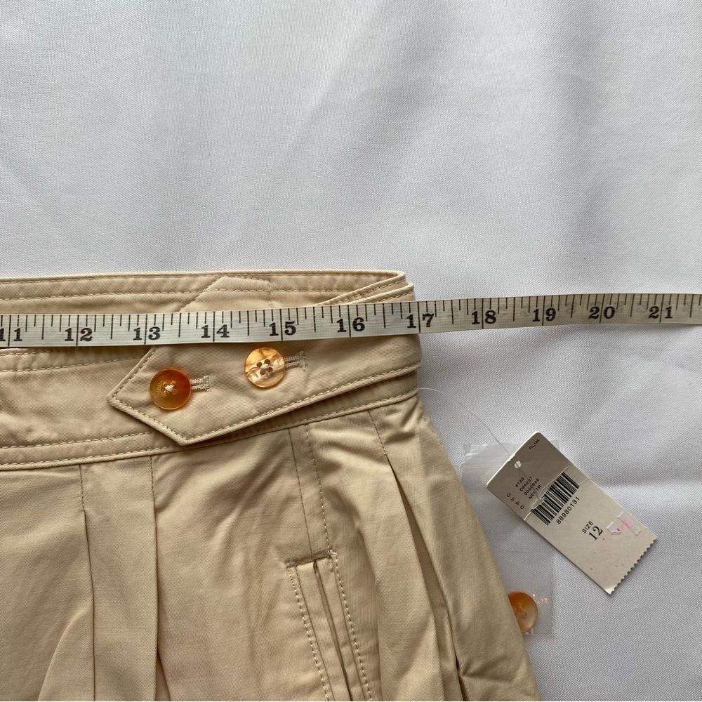 NWT Maeve by Anthropologie Neutral Utility Barrel Trouser Pants Size 12 - Picture 13 of 16